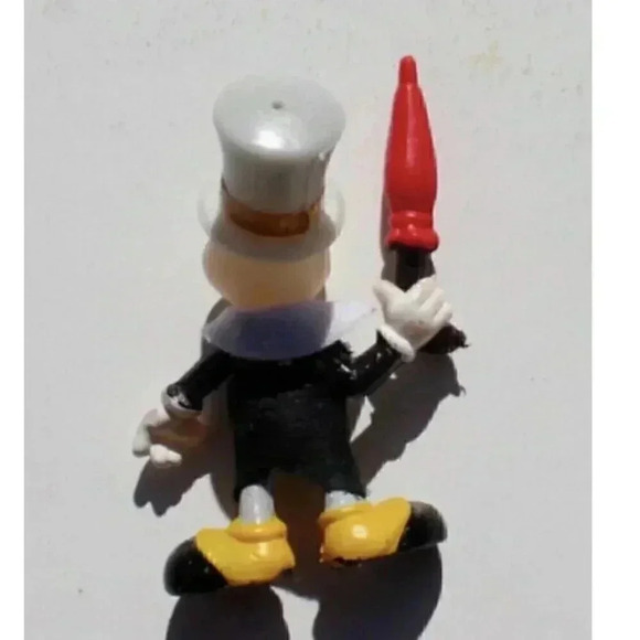 Vintage Plastic WALT DISNEY PINOCCHIO Jiminy Cricket Christmas Tree Ornament - Picture 2 of 2